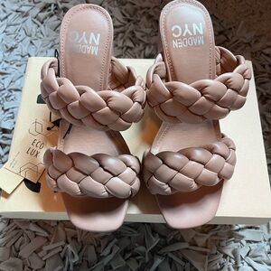 Women's Braided Sandals - Tan